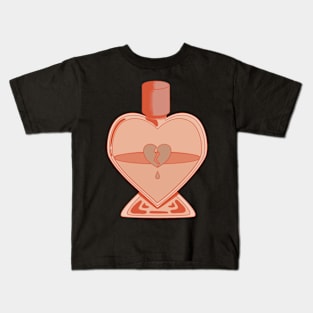 Heartbreak Healer Pastel Potion Bottle Kids T-Shirt